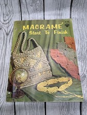 Macrame Start To Finish Book Vintage