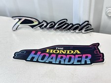 1992-1996 Honda Prelude Factory Rear Emblem Logo Oem 1992-1996 Honda Prelude Factory Rear Emblem Logo Oem