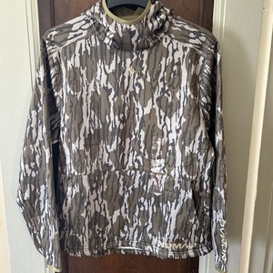Nomad Men Longneck Hoodie Mid-weight Water Resistant Mossy Oak Bottomland Medium