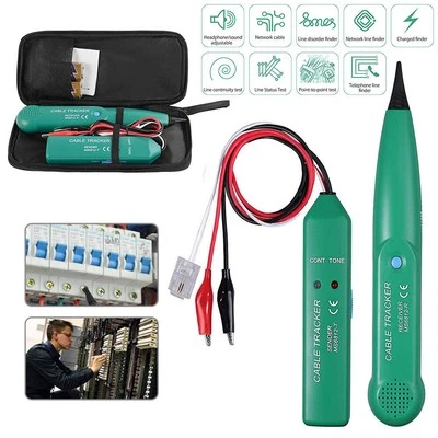 MS6812 Cable Tracker mit Akku, Sender,Empfänger,Kabelbruch Suchgerät Set DE - Bild 1 von 4