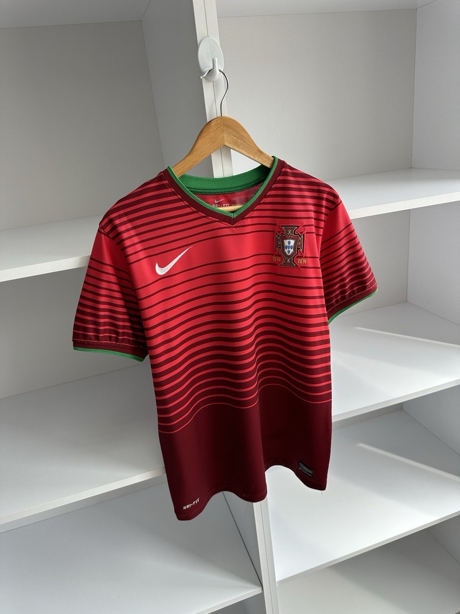 Portugal Jersey 14-16 Home Shirt Mens S Camiseta Soccer Nike | eBay