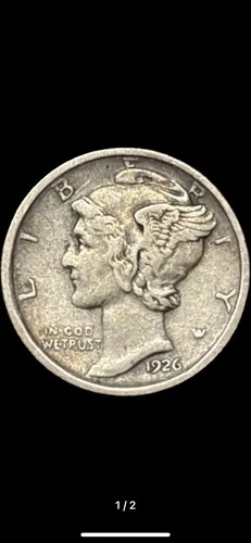 Mercury Dime 1926-D XF Collector’s Choice