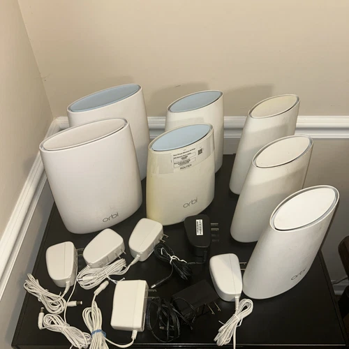 ORBI System 2x RBS50v2, 3x RBR40, RBS 40 With Power Cords