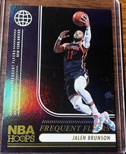 2024-25 Panini Hoops Jalen Brunson PURPLE Frequent Flyers #5 NEW YORK KNICKS A1
