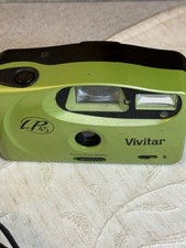 Vintage Green Vivitar LP45 35mm point-and-shoot film camera. Not tested.