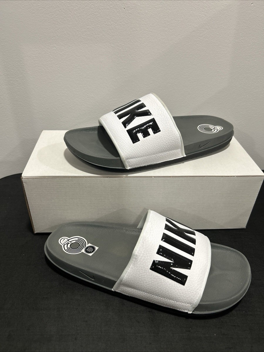 NIKE Men\'s OFFCOART Slide Slipper NEW BLACK WHITE GRAY‎ BQ4639 001 Size 10 s-l400.jpg main image 4
