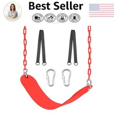 EVA Plastic Swing Seat with 66  Heavy Duty Iron Chain - Stress Relief  Play