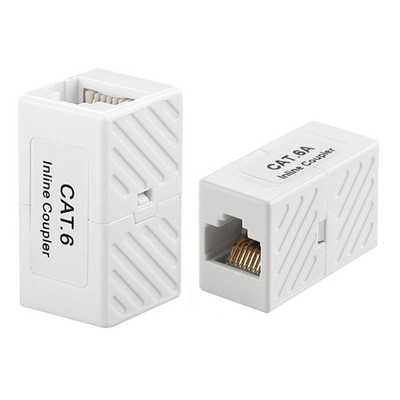 RJ45 Cat6 Cat6A Ethernet Coupler Cable Extension Adapter Networking Connection