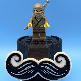 LEGO: Ninja - Gray (CAS049) - From Ninja Set 6093 (1998) - RETIRED! LOOK!
