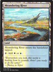 Meandering River #274 Dominaria Common MTG