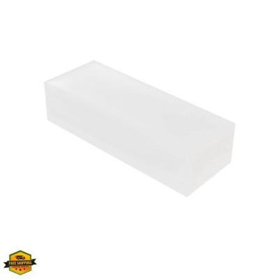 HDPE Block White PE Polyethylene Rectangular Solid Plastic Tapping Block High...