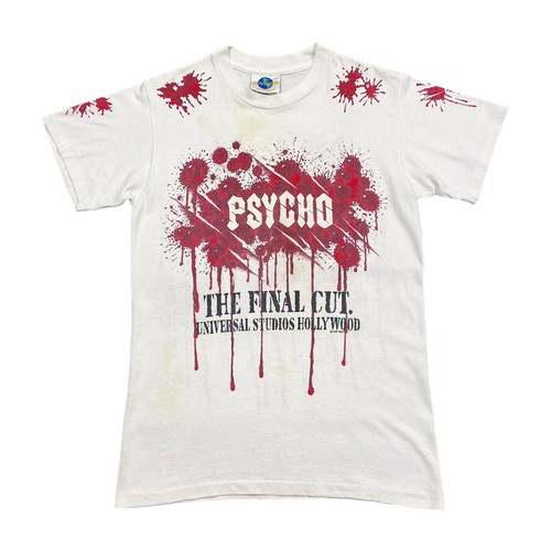 Maglietta Psycho Universal Studios | Vintage Uomo Anni 90 Hollywood The Final Cut Film