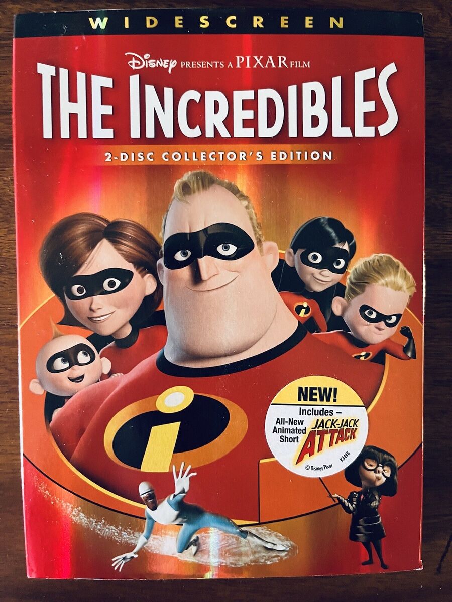 The Incredibles (2 disc DVD, 2004), PIXAR, THX, DDD 5.1, CC The Incredibles (2 disc DVD, 2004), PIXAR, THX, DDD 5.1, CC