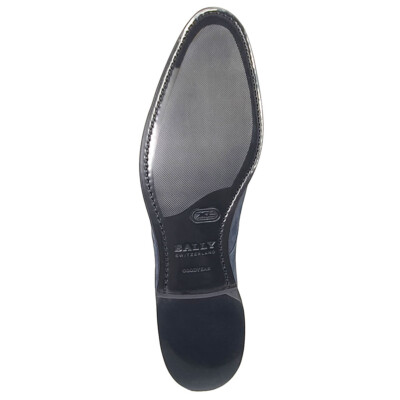 NEW BALLY men\'s skiligny grained calf leather boots in midnight blue Shop Skiligny 6237888 Men main image 4