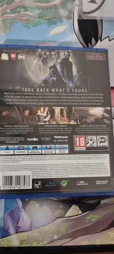 Dishonored 2 (PS4) PEGI 18+ Avventura: Gioco di Ruolo + bonus fifa16 - Foto 2 di 6