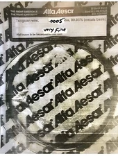 .0005” TUNGSTEN WIRE .013mm EXTRA FINE TUNGSTEN WIRE🇺🇸99.95% PURÉ X 12”🇺🇸USA