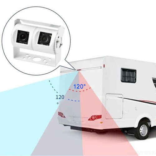 Commercial Van Dual Twin Reversing Reverse Rear View Parking Camera & Monitor - Picture 5 of 24