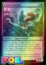 x1 Curious Forager BLB Bloomburrow MTG 169 FOIL UNCOMMON M/NM 1x