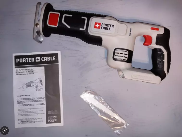 PORTER-CABLE PCC671 20V Reciprocating Saw White (Tool Only) 840288624778  eBay