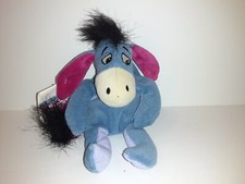 The Disney Store Winnie the Pooh Eeyore Mini Bean Bag-Beanie