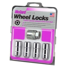 McGard Wheel Lock Set Cone Seat Exposed Style Wheel Locks-Chrome