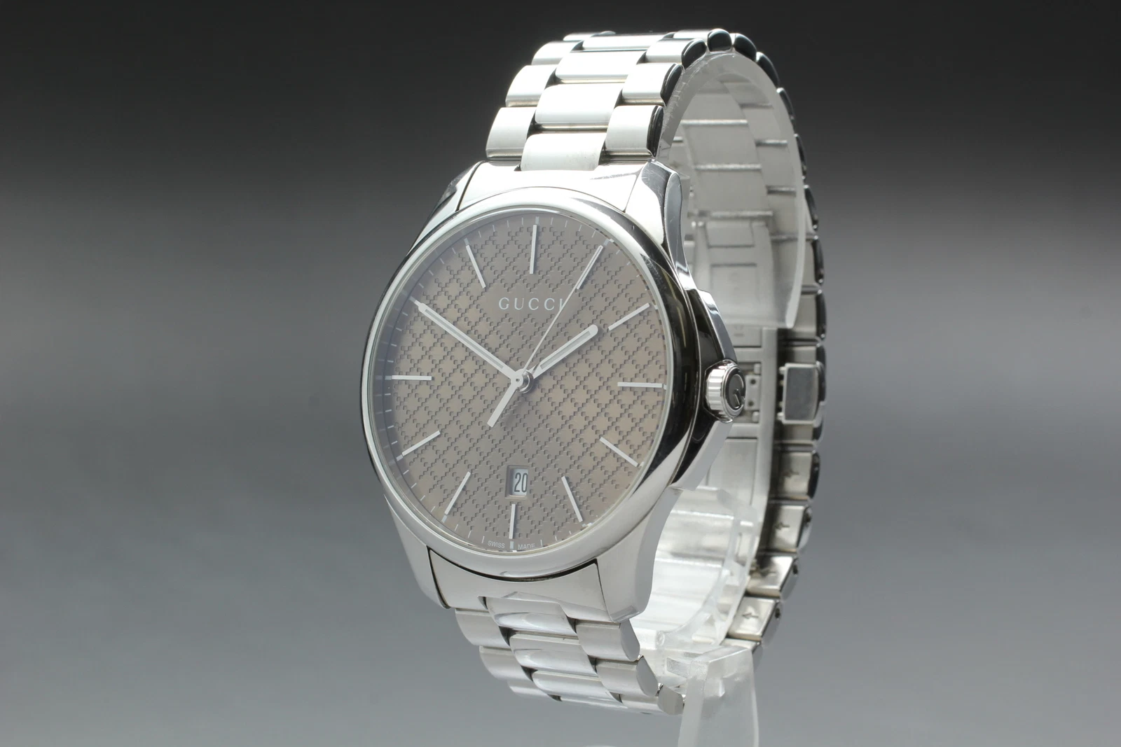 [Presque comme neuve] Montre pour homme GUCCI G Timeless 126,3 YA126317 à quartz marron du JAPON