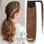 thumbnail 30 - Clip In Ponytail 100% Remy Human Hair Extension Wrap Straight Medium Brown 22&#034;