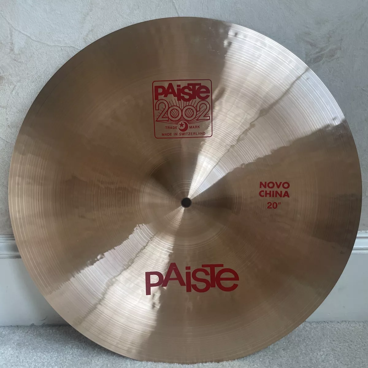 Paiste 2002 20” Novo China Cymbal - Made in Switzerland | eBay