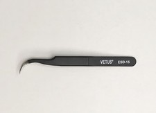 ESD-15 Vetus Curved Tip Tweezers Eyelash Extension Tweezers ESD-15 2-pack