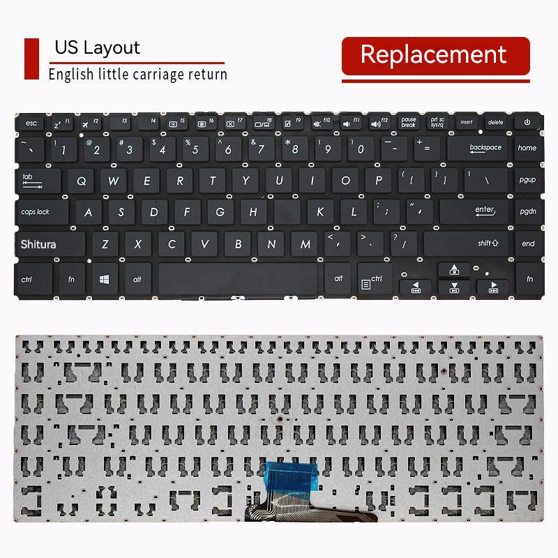 Laptop Keyboard for ASUS VivoBook S5100UQ R510 UK505B X510U 