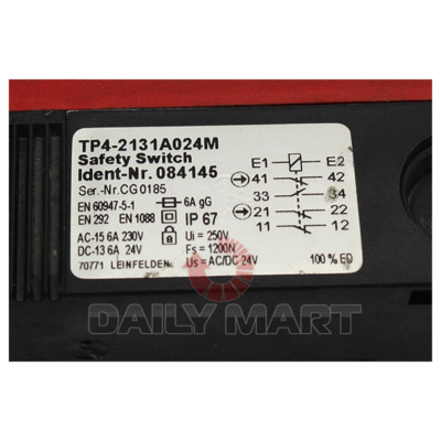New In Box EUCHNER TP4-2131A024M Safety Switch