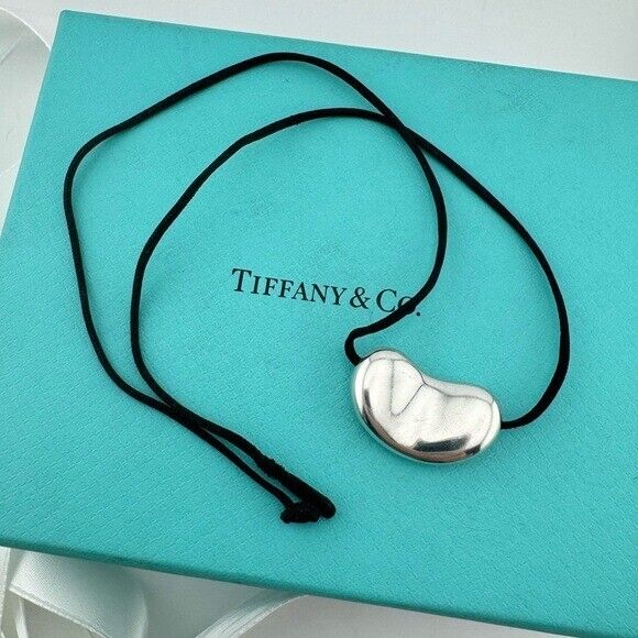 RARE Tiffany & Co. Elsa Peretti 25mm Sterling Silver Bean on RARE Tiffany & Co. Elsa Peretti 25mm Sterling Silver Bean on