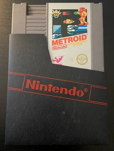 NES Metroid 1987 Original Nintendo Game Tested & Working! Cartridge and Case.