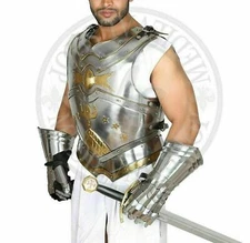 Christmas Medieval Aragorn Muscle Body Armor Cuirass Knight Breastplate
