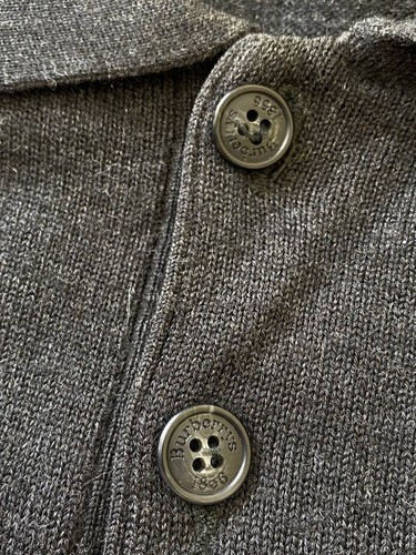 Vintage Burberry's of London Small Logo Wool Polo Collar Sweater - Picture 8 of 10