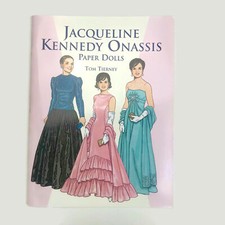 Jacqueline Kennedy Onassis Paper Dolls Tom Tierney 1999 Book Full Color Uncut