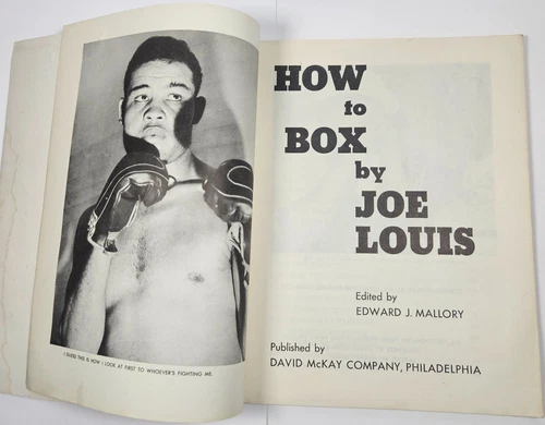1948 Joe Louis How to Box Book David McKay Company IBHOF The Brown Bomber Boxing - 画像4/21