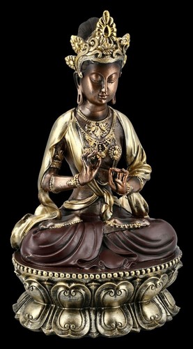 Meditierende Buddha Figur - Feng Shui Mönch Dekostatue - Bild 2 von 7