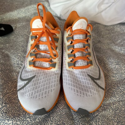 Nike Air Zoom Pegasus 37 Tennessee Running Shoes Men\'s 7 White Orange Athletic Unisex Nike White Tennessee Volunteers Pegasus 37 Running Shoes main image 2