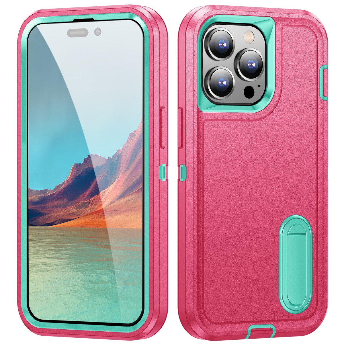 Custodia Rigida Antiurto Per IPhone 15/16 (tutti I Modelli) – Con Anello E Supporto Magnetico