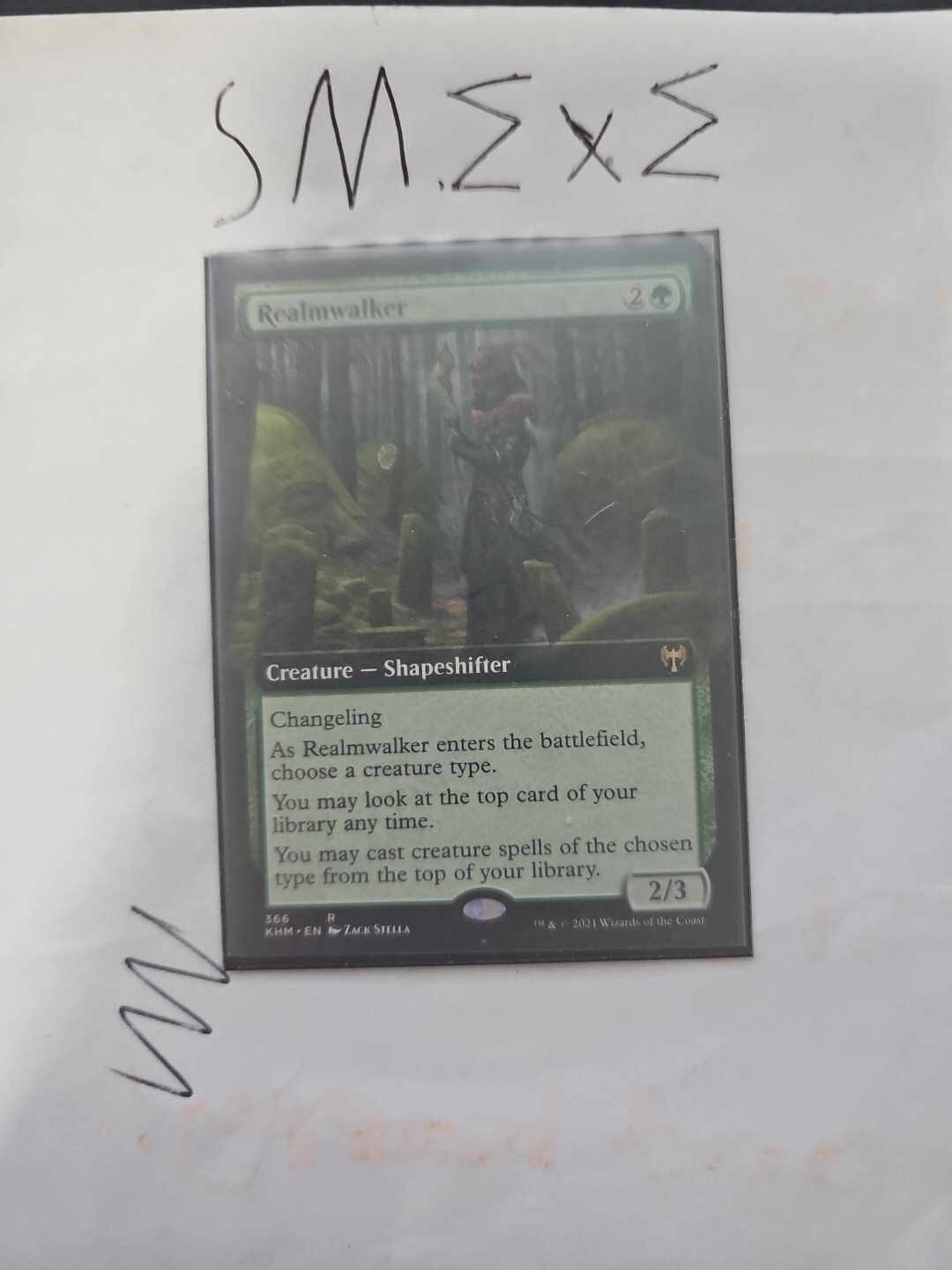 Realmwalker (Extended Art) Kaldheim Regular, near-Mint