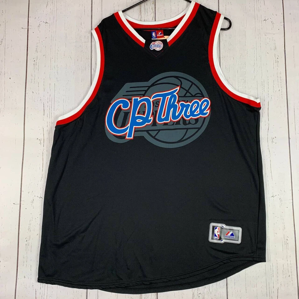 Camiseta negra Chris Paul 3 Los Angeles LA Clippers NBA Majestic 2XL nueva para mujer Foto 4 de 4
