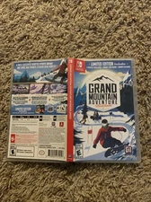Empty Replacement Case ONLY! Grand Mountain Adventure Wonderlands - Switch