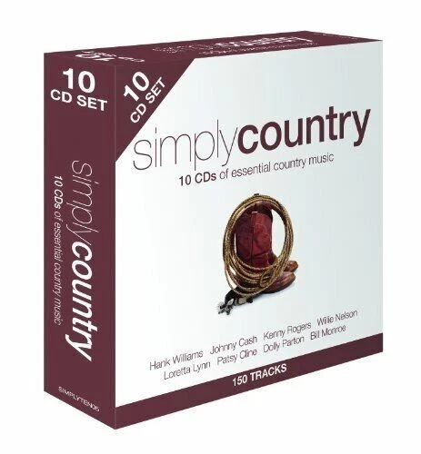 150 COUNTRY Hits of the 50's & 60's * New 10-CD Boxset * All Original Artists Foto 2 de 3