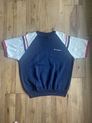 vintage Dunlop colorblock short sleeve sweatshirt size XL