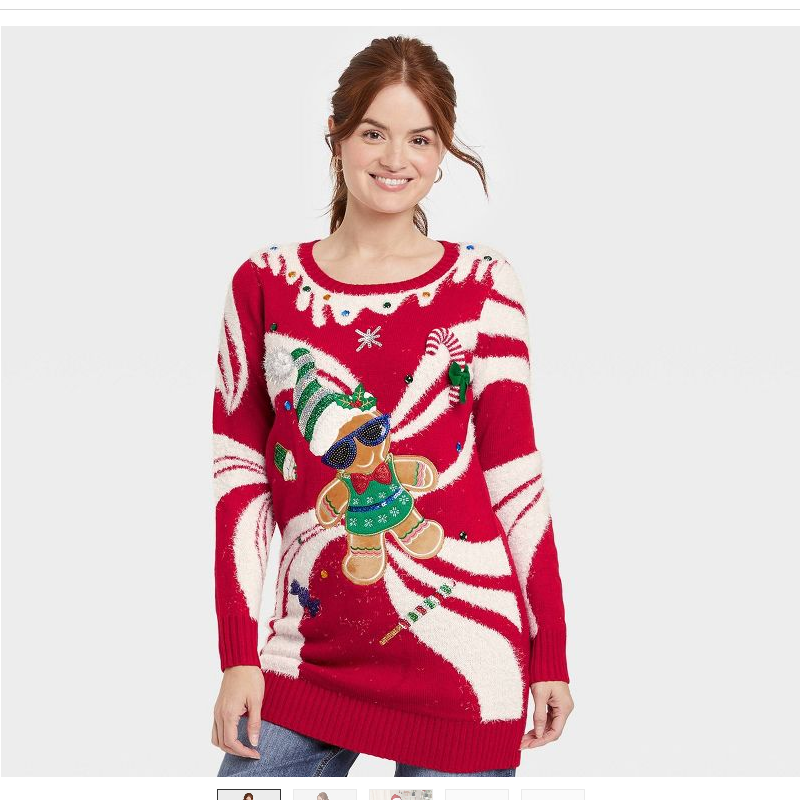 Women's Gingerbread Holiday Graphic 