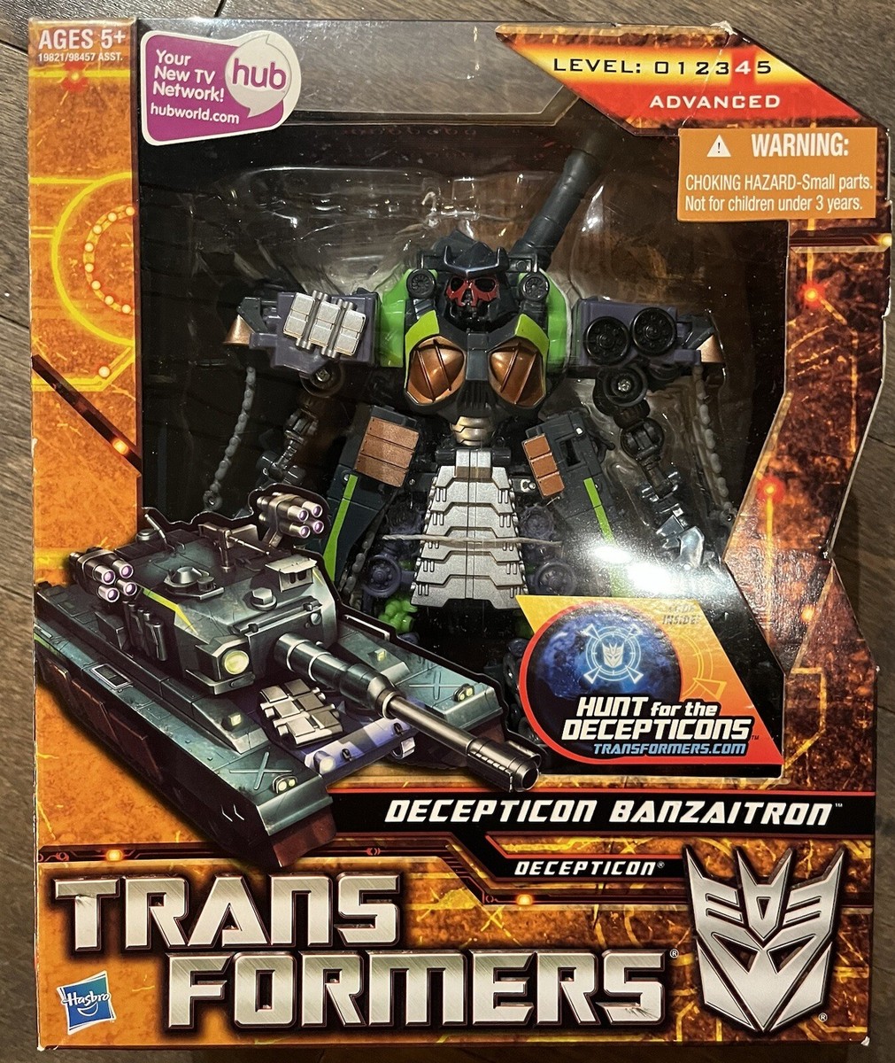特撮 Transformers Decepticon Banzaitron Hasbro Transformer BANZAITRON Hunt for the Decepticon HFTD