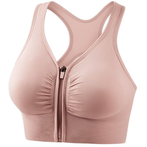 Cross Bra Bras Wireless Bra Women Post-Surgery Sports Sports Front Zip Back Yoga - Picture 10 of 23