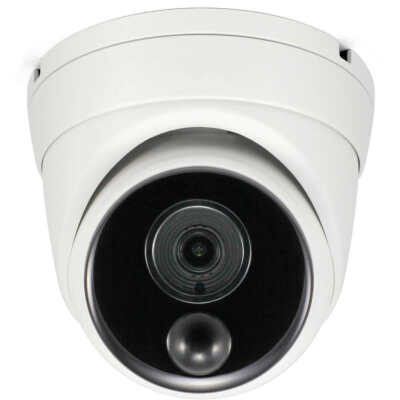 Swann 4K Ultra HD Add-On IP POE Security Dome Camera Micropone & Heat Sensing