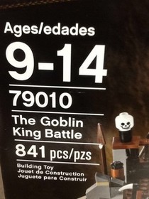 LEGO THE HOBBIT, THE GOBLIN KING BATTLE 79010 RETIRED 8 MINIFIGS